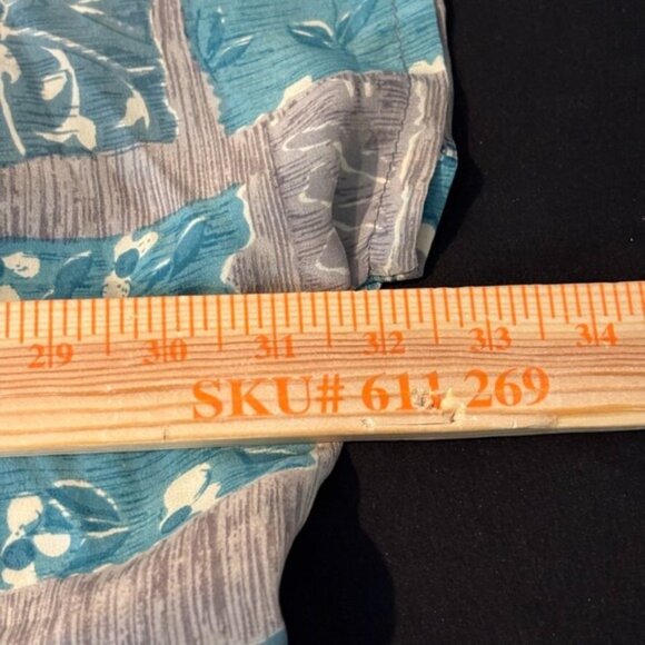 Kantha Bae Womens Blue Floral Silk Day Dreamer Mini Dress Free Size Boho Indie - Picture 13 of 16